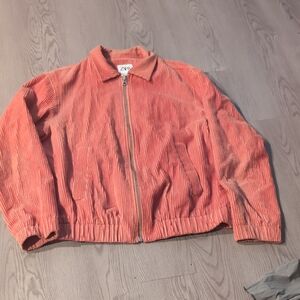 Great Condition ZARA Corduroy Bomber Jacket Size XL